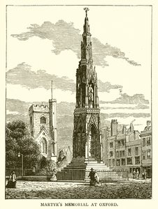 Martyrs Memorial i Oxford av English School