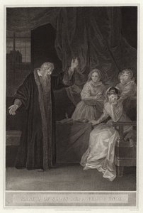 Mary Q fra Scots irettesatt av Knox av English School