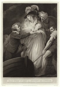 Mary Queen of James II forlater kongeriket av English School