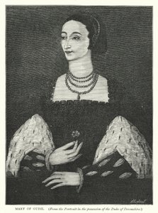 Mary of Guise (gravering) av English School