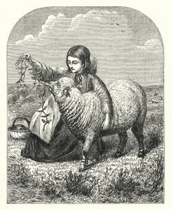 Marys Lamm (Gravur) von English School