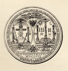 Frimurerisk segl, 1802, fra 