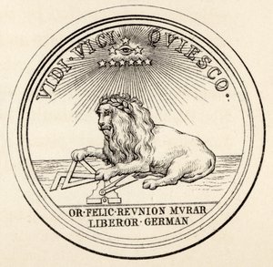 Frimurerisk segl, fra 