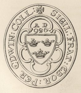 Frimurerisk segl av Grand Lodge of All England, York, ca. 1766, fra The History of Freemasonry, bind II, utgitt av Thomas C. Jack, London, 1883 av English School