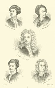 Matthew Prior, Alexander Pope, Joseph Addison, Allan Ramsay, Jonathan Swift av English School