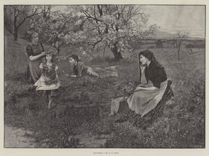 Maytime (gravering) av English School