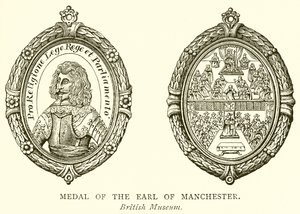 Medalje til jarlen av Manchester av English School