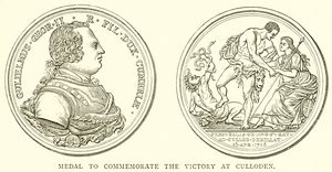 Medalje til minne om seieren ved Culloden