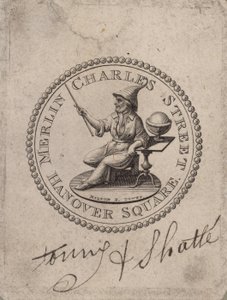 Medaljong merket Merlin Charles Street, Hanover Square; Milton F Tower av English School