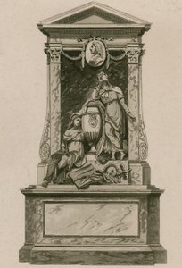 Minnesmerke for William Pulteney, Earl of Bath, Westminster Abbey, London av English School