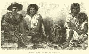 Mendicant Village-indianere i Mexico av English School