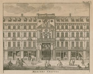 Mercers Chapel, Cheapside, London av English School