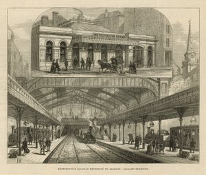 Metropolitan Railway Extension til Aldgate av English School