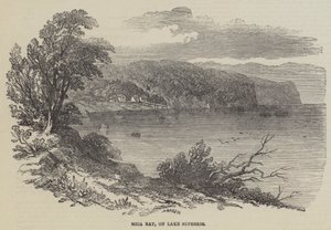 Mica Bay, ved Lake Superior (gravering) av English School