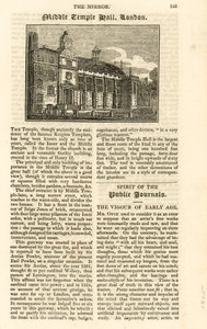 Middle Temple Hall av English School
