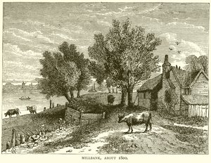 Millbank, rundt 1800 av English School