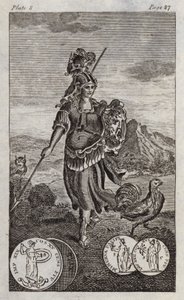 Minerva, eller Pallas (gravering) av English School