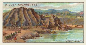 Utvinning av rubiner (chromolitho) av English School
