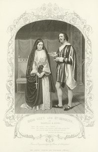 Frøken Glyn og Mr Hoskins som Isabella og Lucio, Mål for Mål av English School