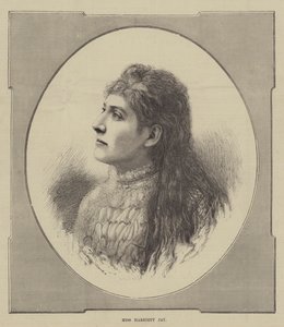 Frøken Harriett Jay (gravering) av English School