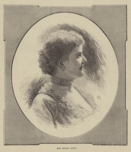 Frøken Helen Barry (gravering) av English School