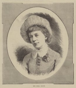 Frøken Hilda Hilton (gravering) av English School