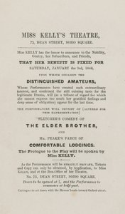 Miss Kellys Theatre, 73 Dean Street, Soho Square, London av English School