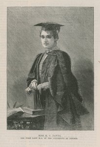 Miss MC Dawes, førstedamen MA ved University of London av English School
