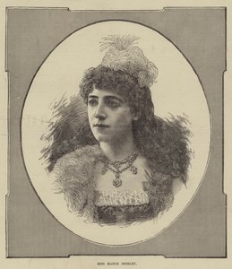 Frøken Madge Shirley (gravering) av English School