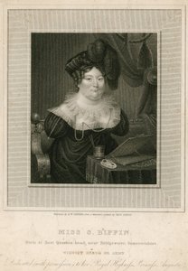 Frøken Sarah Biffin, artist av English School