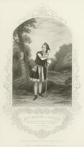 Miss Woolgar som Rosalind, As You Like It, Act III, scene ii av English School