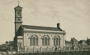 Missionshalle, Dovercourt (Lithografie) von English School