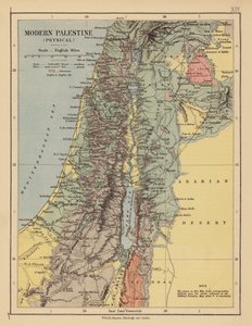 Moderne Palestina (fargelitografi) av English School