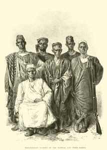 Muhammedanske negre fra Senegal- og Niger-bassengene (gravering) av English School