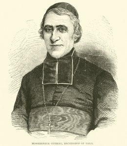 Monseigneur Guibert, erkebiskop av Paris, mai 1871 av English School