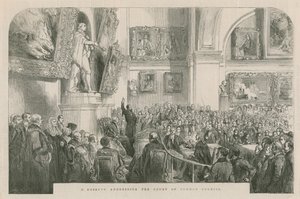 Monsieur Kossuth taler til Court of Common Council av English School
