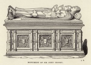 Monument til Sir John Crosby av English School