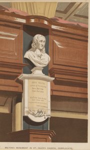 Monument til John Milton av English School