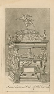 Monument til Lewis Stuart, hertugen av Richmond av English School