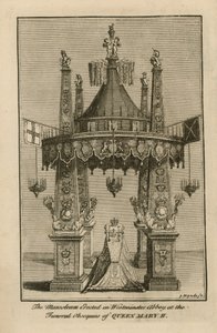 Monument til dronning Mary II av English School