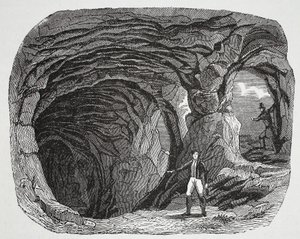 Mortimers Hole, Nottingham Castle av English School