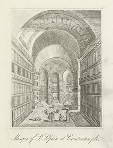 St. Sophia-moskeen i Konstantinopel av English School