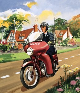 Motorsykkel politi av English School