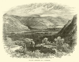 Gerizim-fjellet og Samaria av English School
