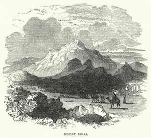Mount Sinai (gravering) av English School