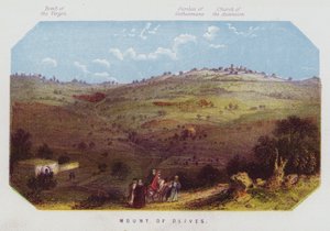 Oljeberget (farge litho) av English School