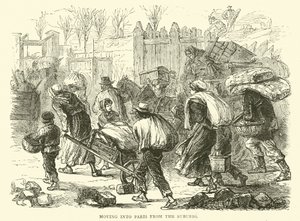 Flyttet inn i Paris fra forstedene, desember 1870 av English School
