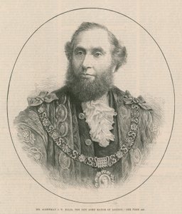 Alderman JW Ellis, den nye Lord Mayor of London av English School