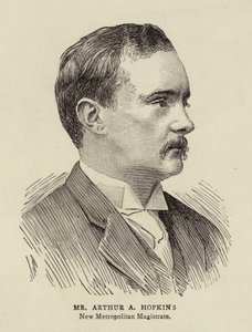 Herr Arthur A Hopkins (gravering) av English School