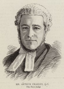 Mr Arthur Charles, QC (gravering) av English School